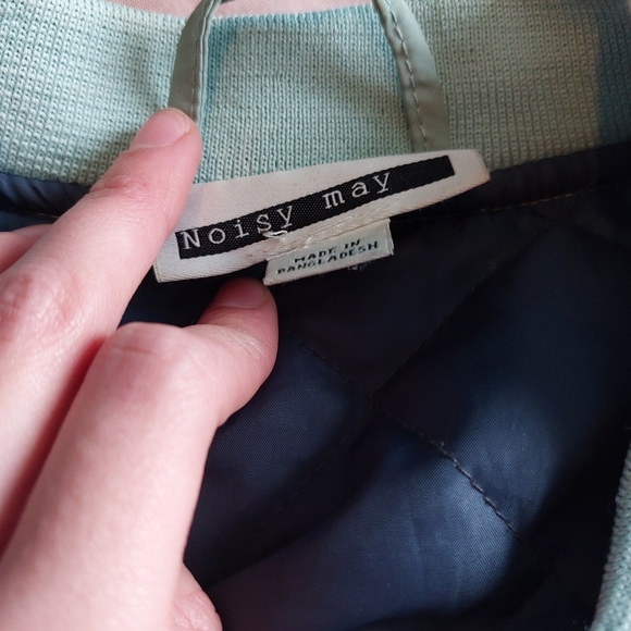 SIMONS- mint bomber jacket - Picture 2 of 5